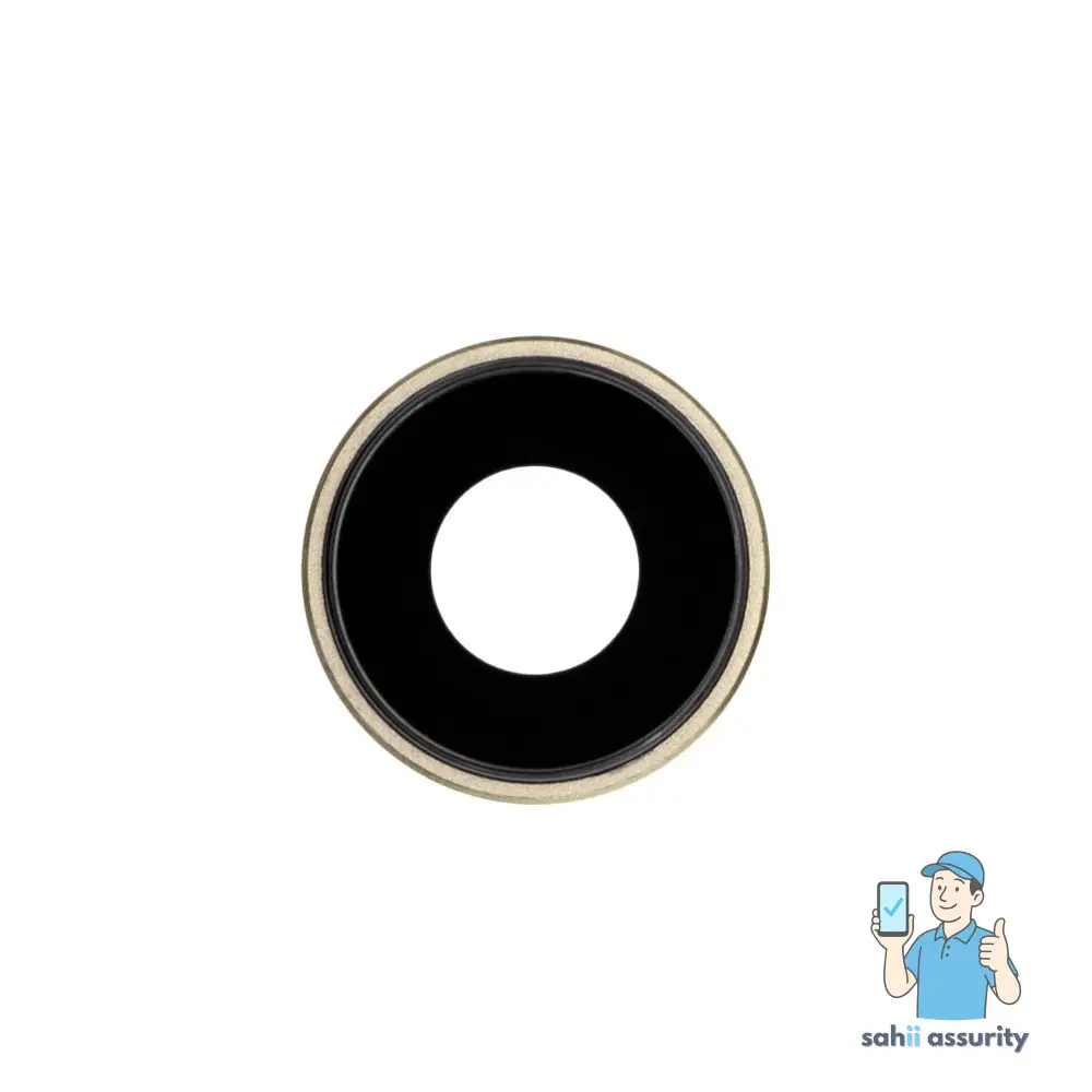 Camera Lens Glass with Frame for Apple iPhone XR Yellow thumbnail